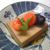 基本の高野豆腐の含め煮